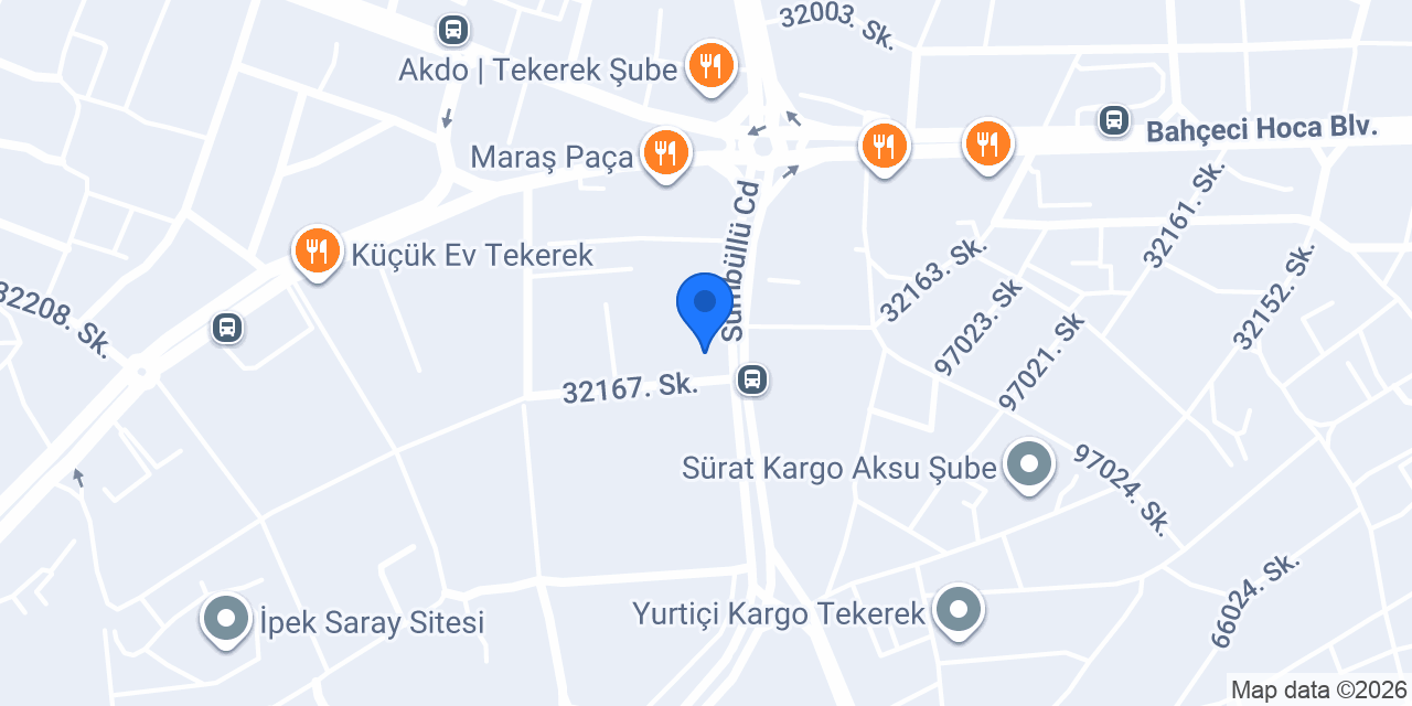 Simitçi Ali usta konumu