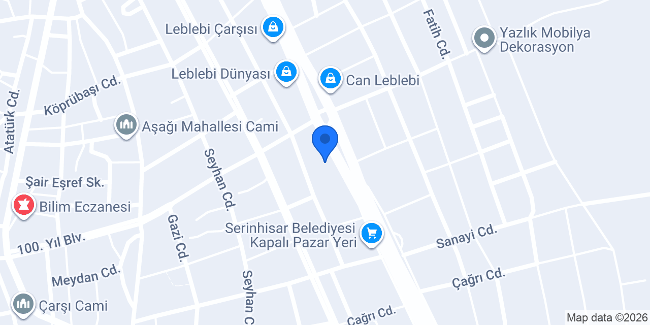 Eda Pide Salonu konumu