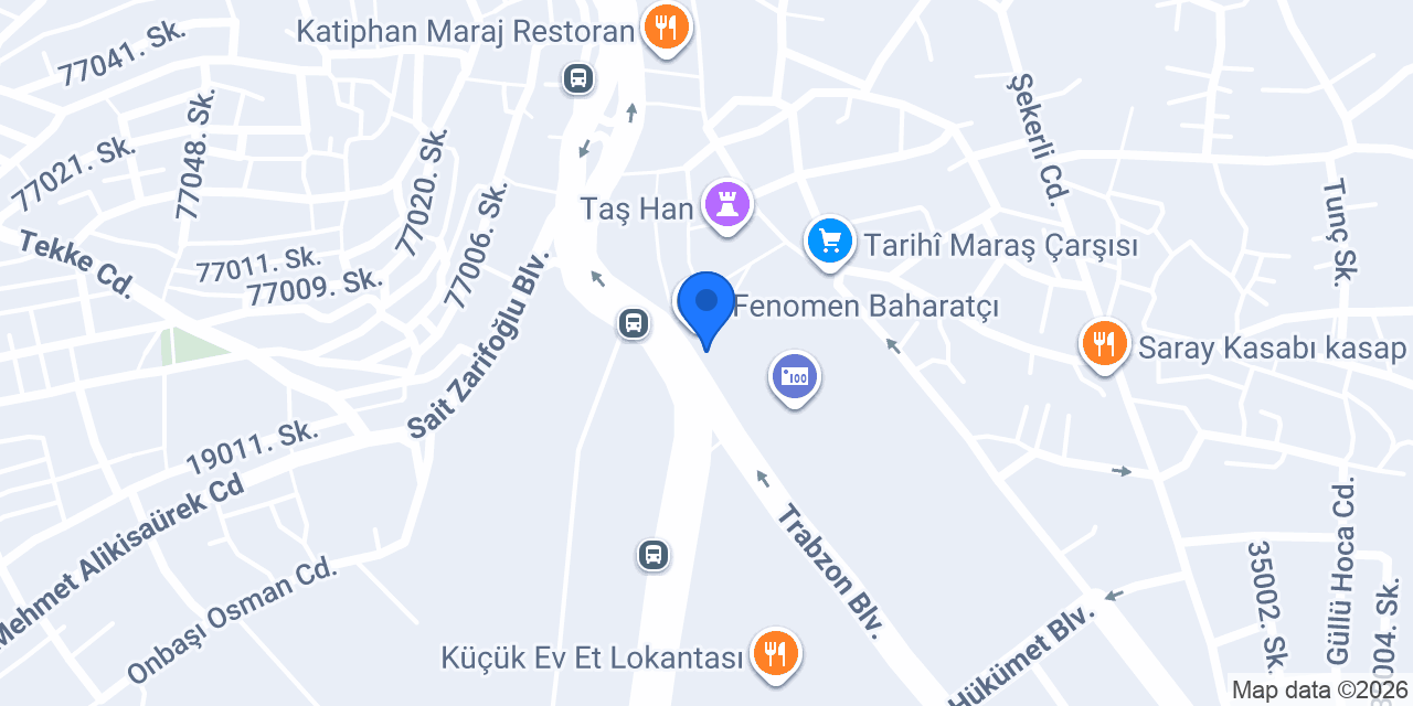 MarÖnder Çörekleri konumu