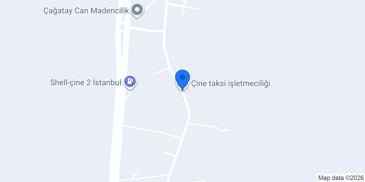 Çine taksi işletmeciliği konumu