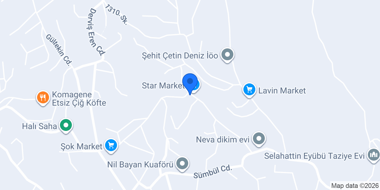 Elbistan Dikim Evi konumu