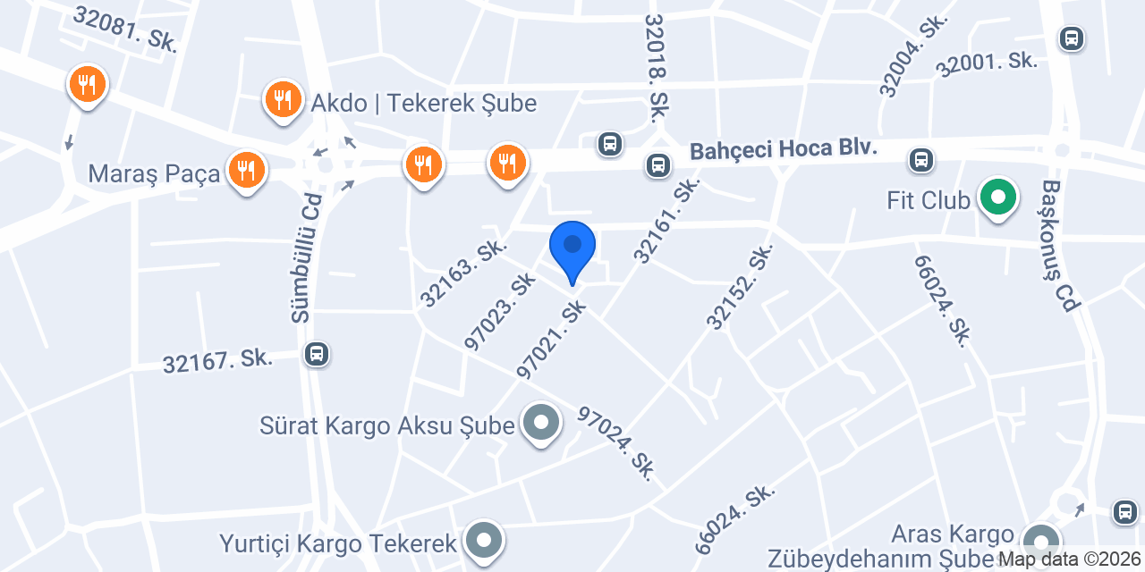 Akasya Eczanesi konumu