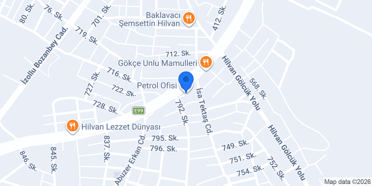 Petrol Ofisi konumu
