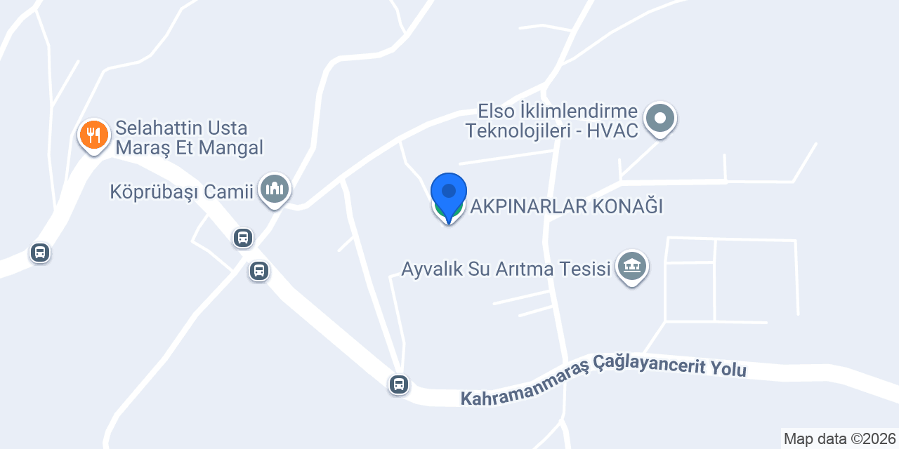 AKPINARLAR KONAĞI konumu