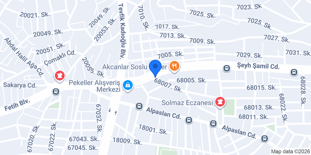 CADDE KASABI konumu