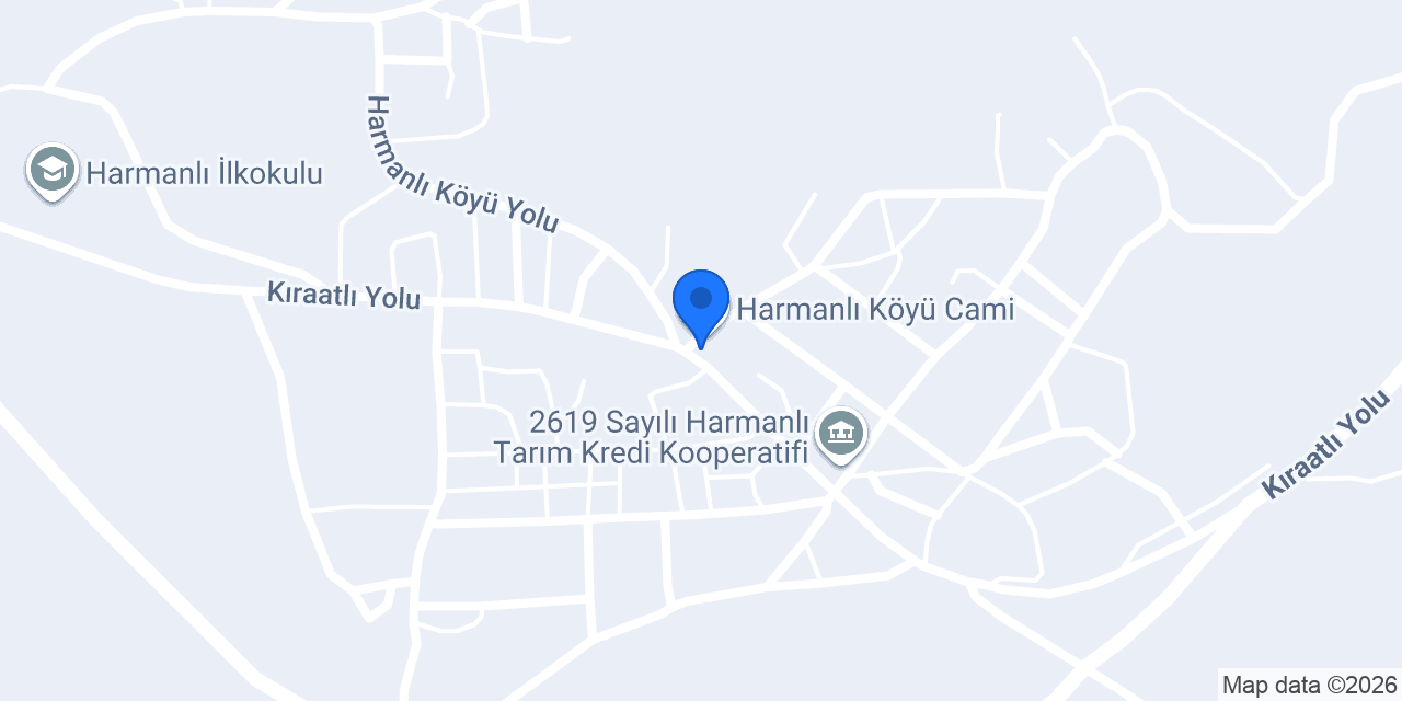 Harmanlı Köyü Muhtarlığı konumu