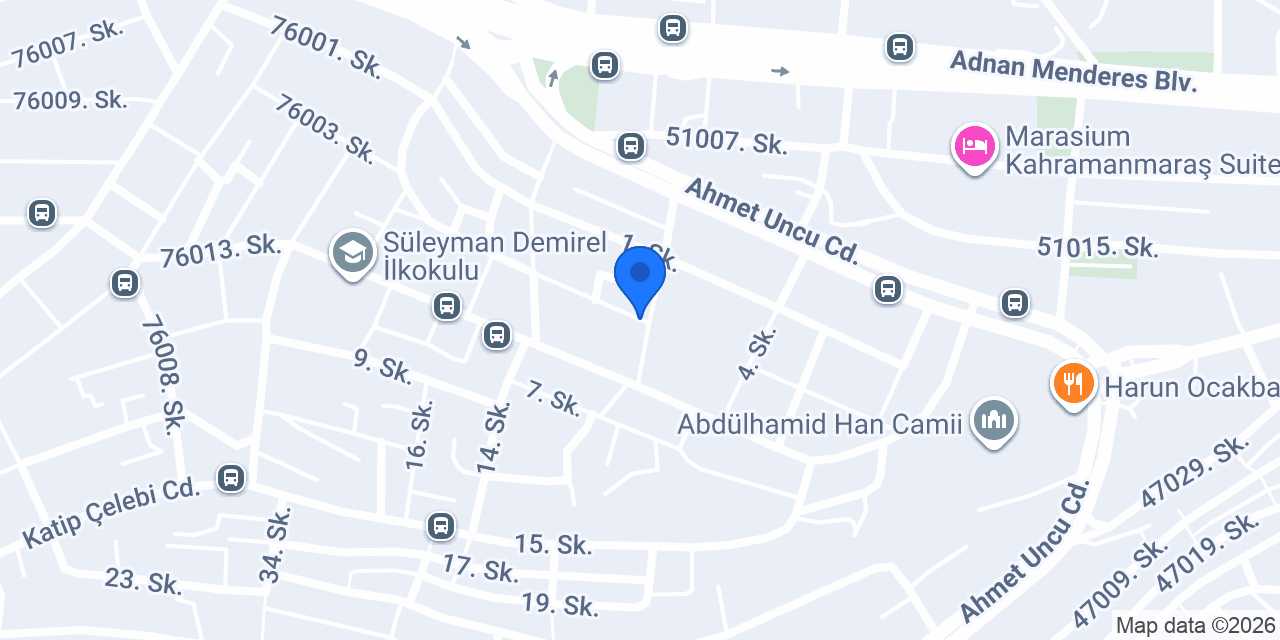 75.yıl İlköğretim Okulu konumu