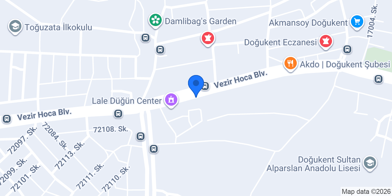 ODAK YAPI MARKET DOĞUKENT ŞUBESİ konumu