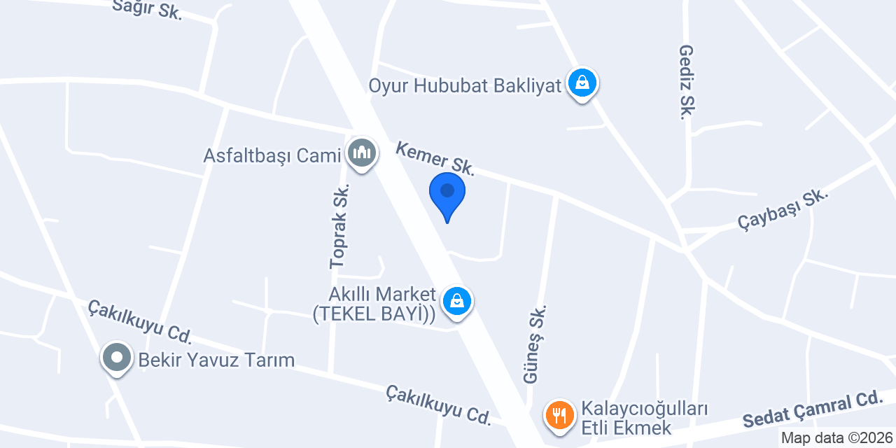 OLUŞUM ÇELİK SHOWROOM konumu