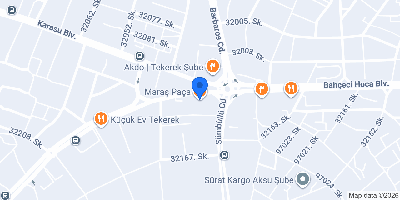 Maraş Paça konumu