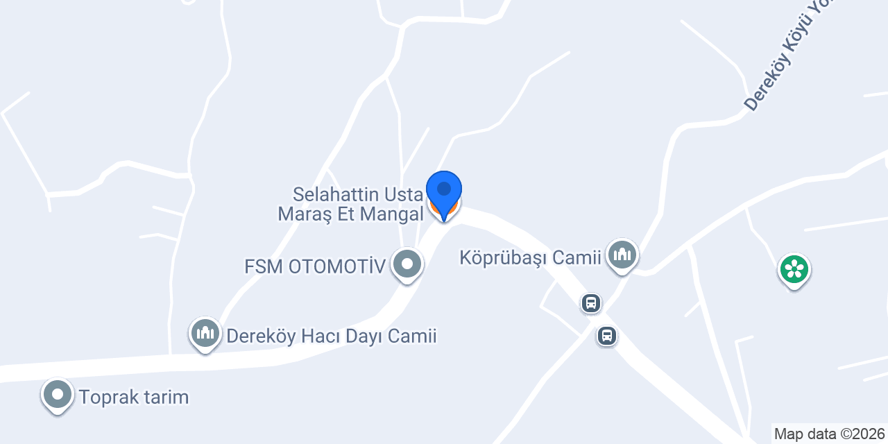Selahattin Usta Maraş Et Mangal konumu