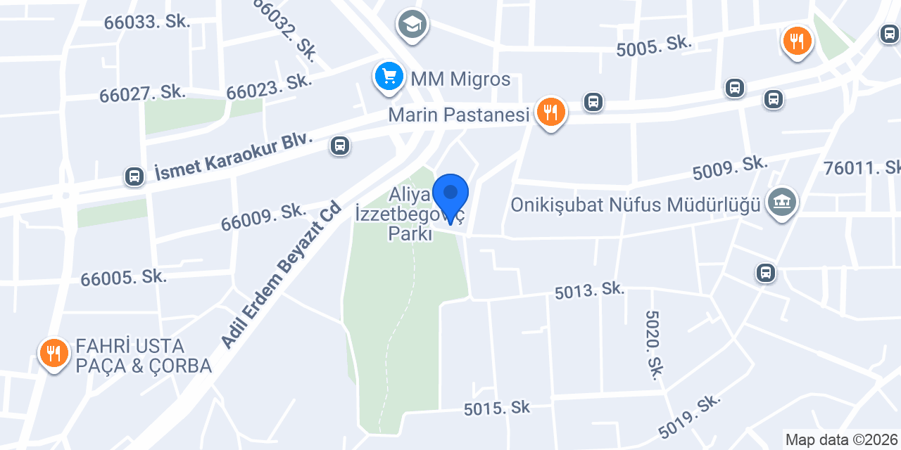 PAKZÂDE TATLI & DONDURMA CAFE konumu