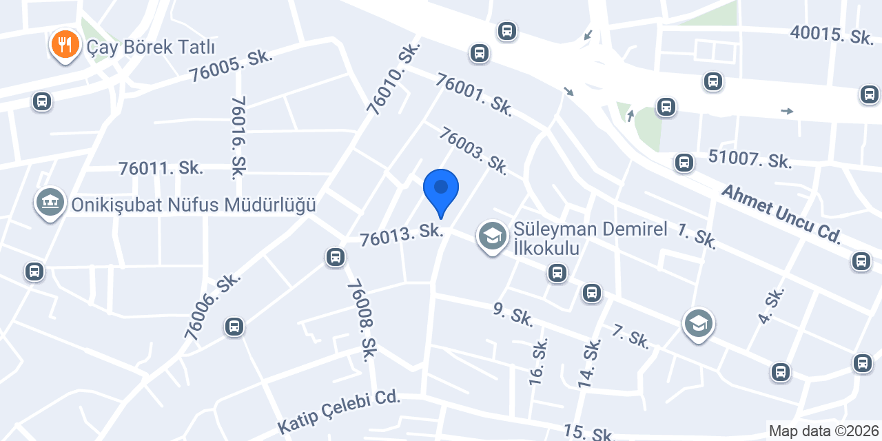 DİZAYN AHŞAP MOBİLYA K.MARAŞ konumu