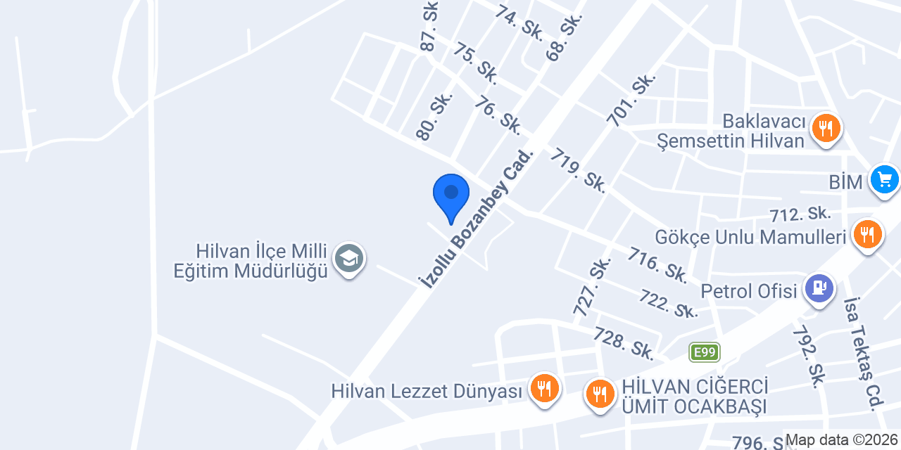 Hilvan Yem Fabrikası konumu