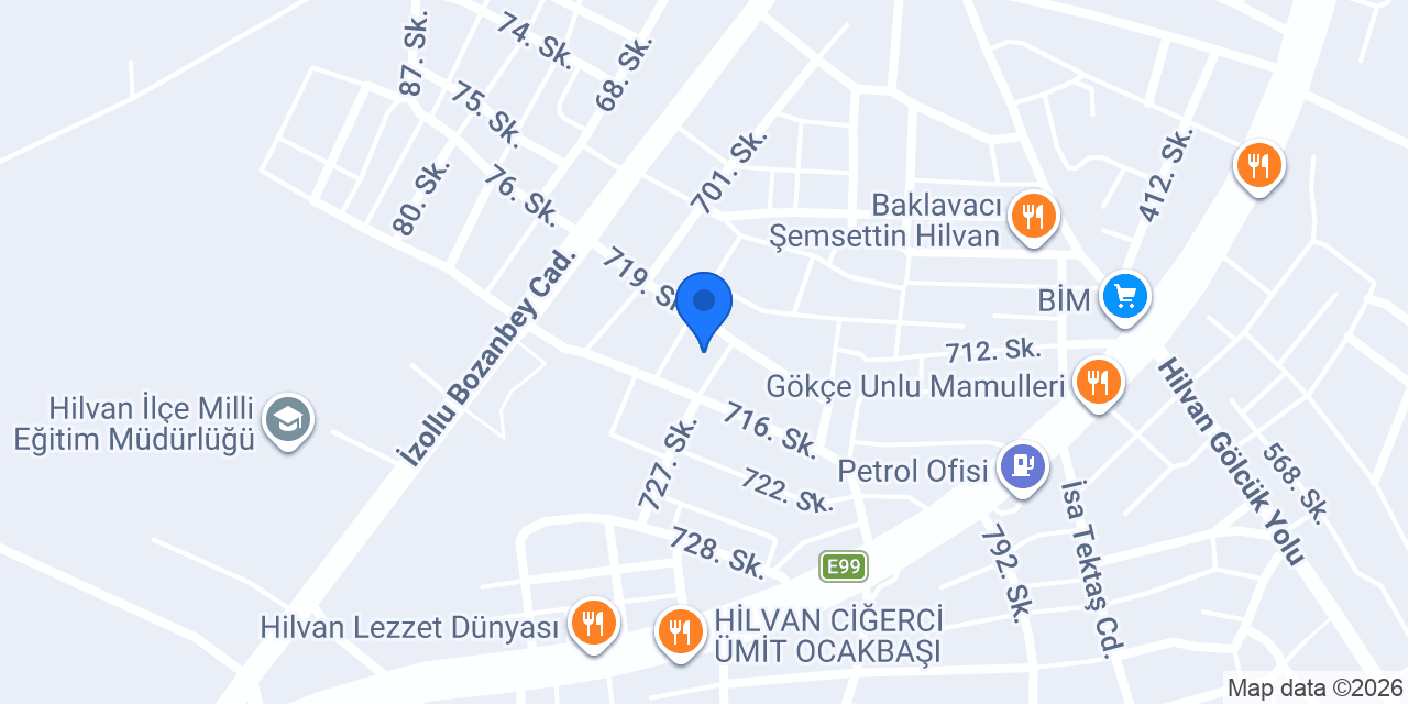 Kalender Eczanesi konumu