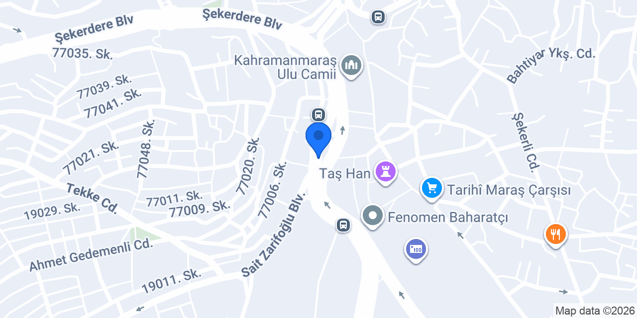 MARAŞIM YÖRESEL konumu