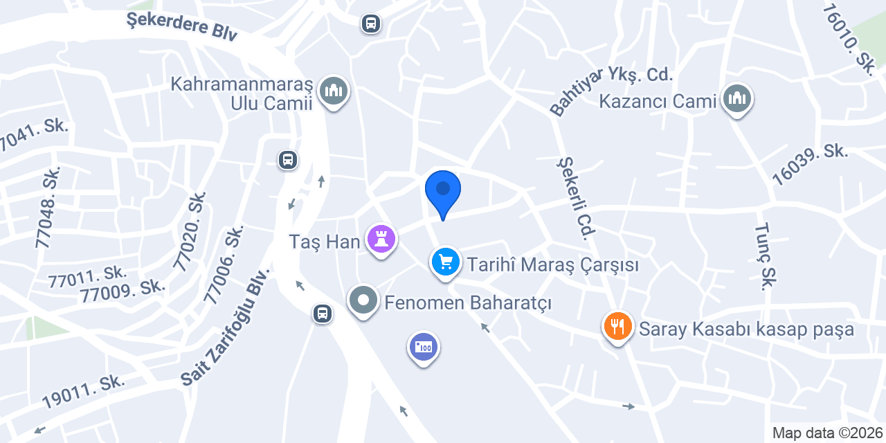 Osmanlı Çarıkları konumu