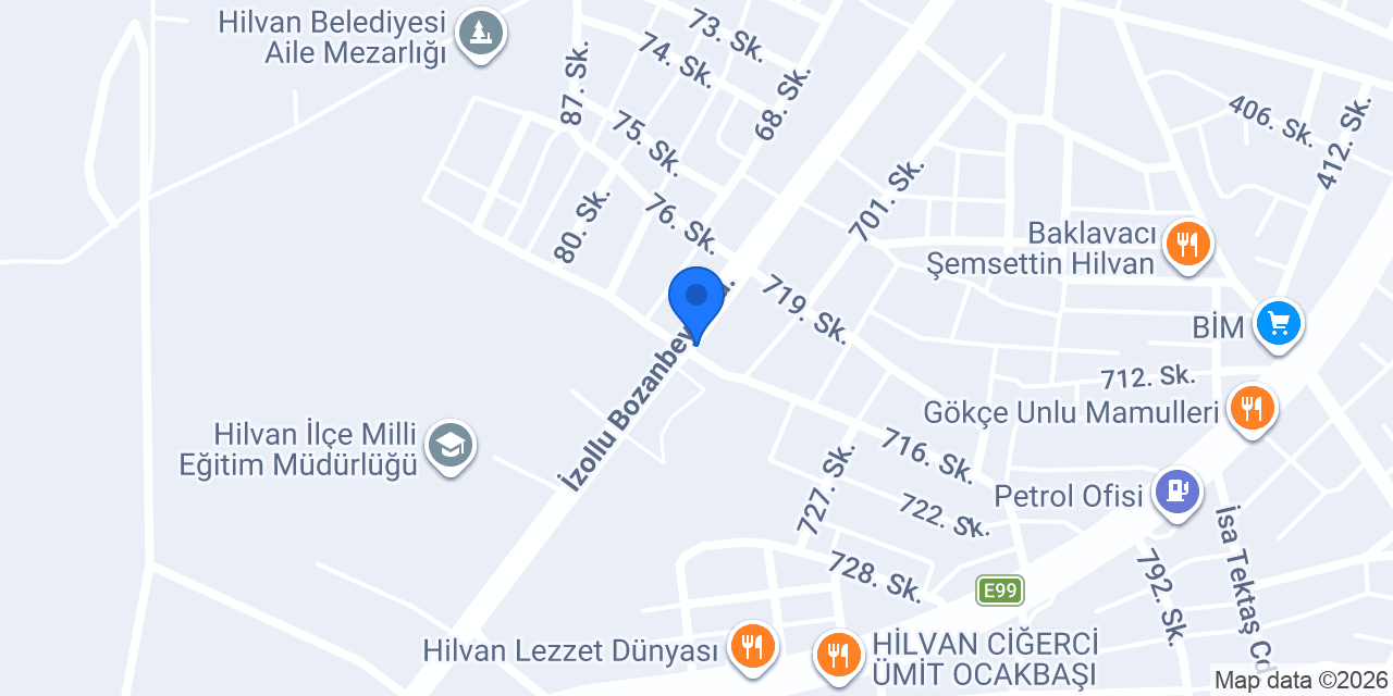 Hilvan bilim özel öğretim kursu konumu