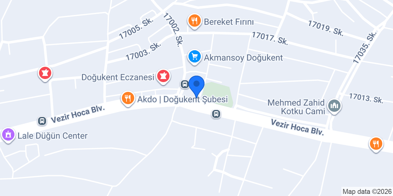 Doğukent Taksi konumu