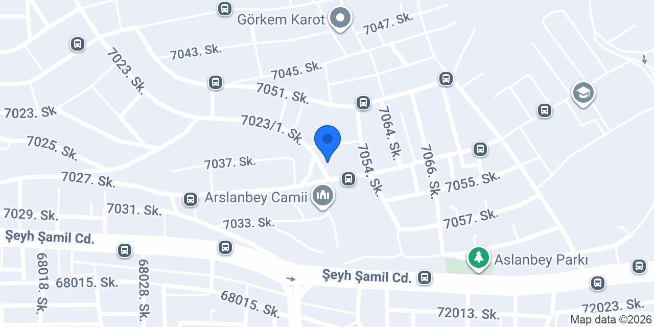 Aslanbey Market & Firik konumu