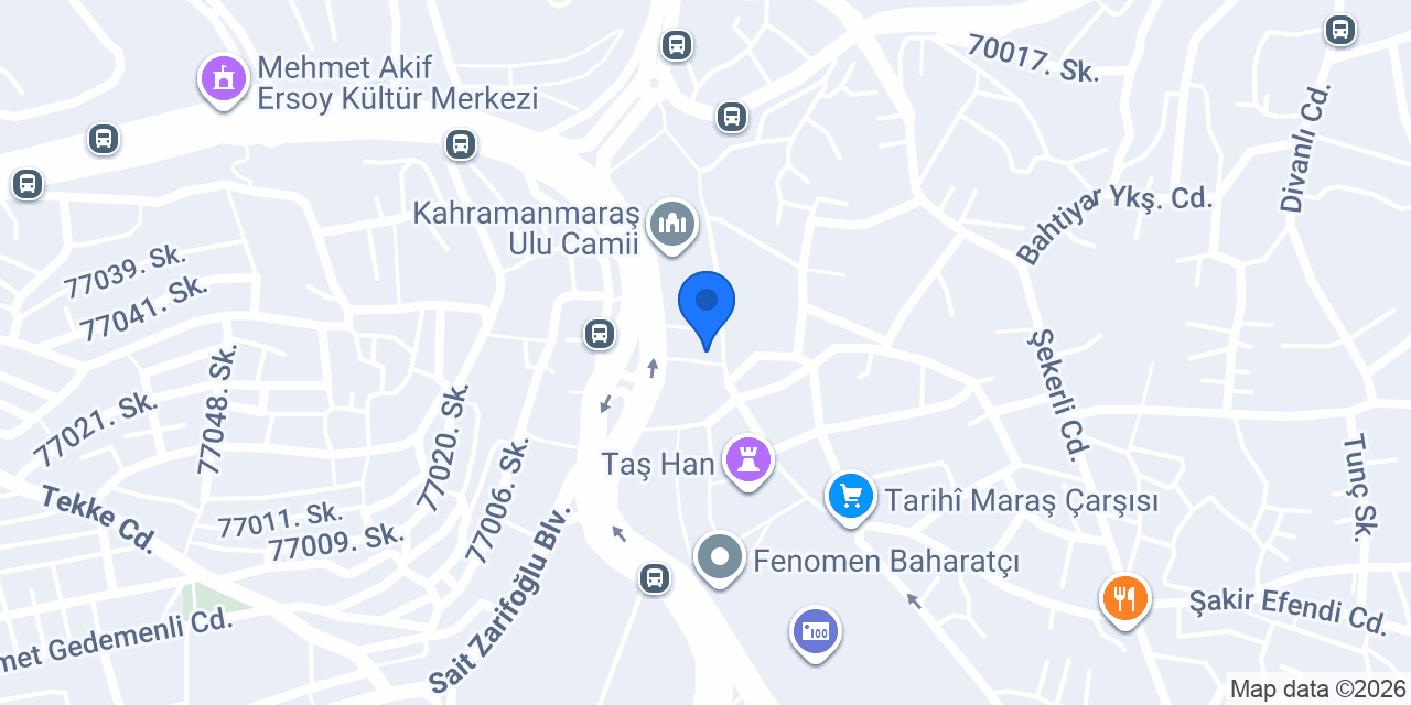 Saraçhane Sefa Fırını konumu