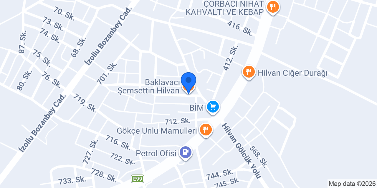 Hilvan çiçekçilik konumu
