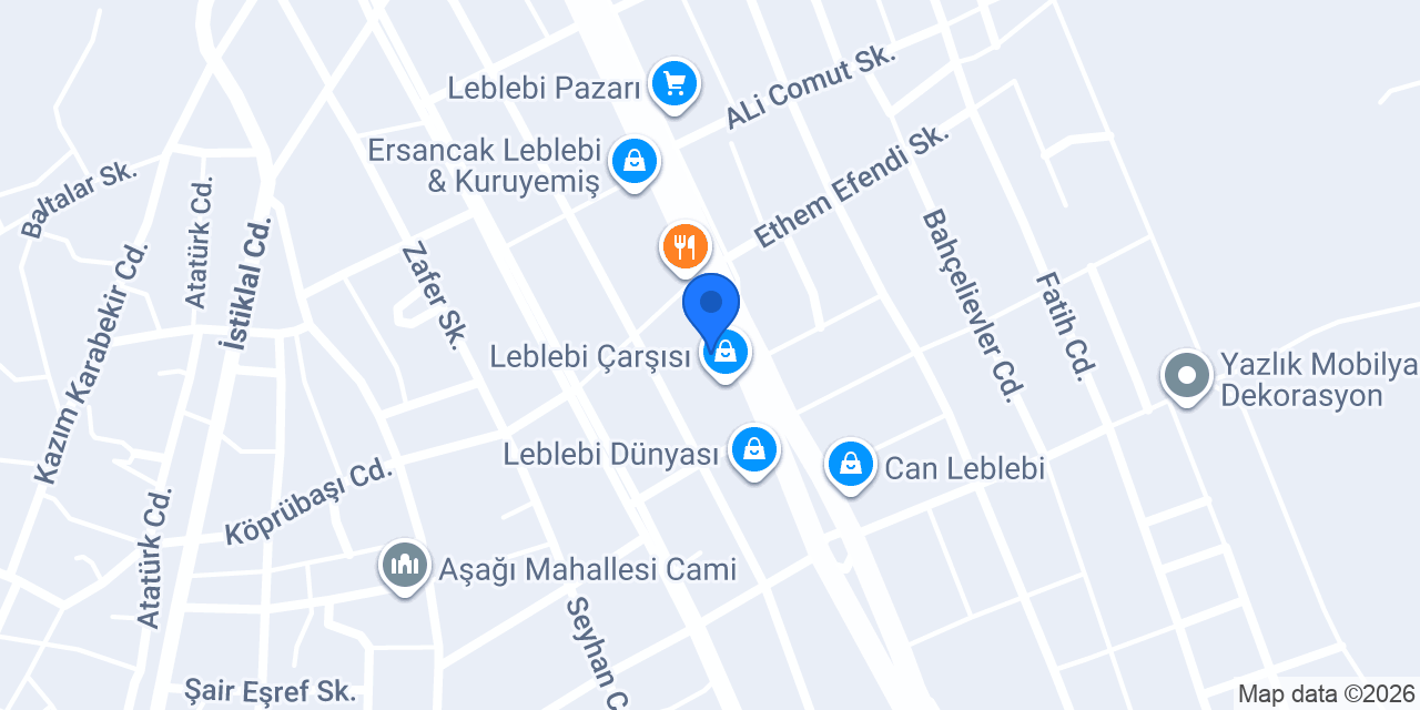 Bizim Kasap Izgara konumu