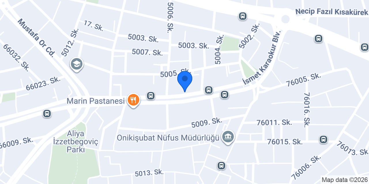 Odak Yapı Market konumu