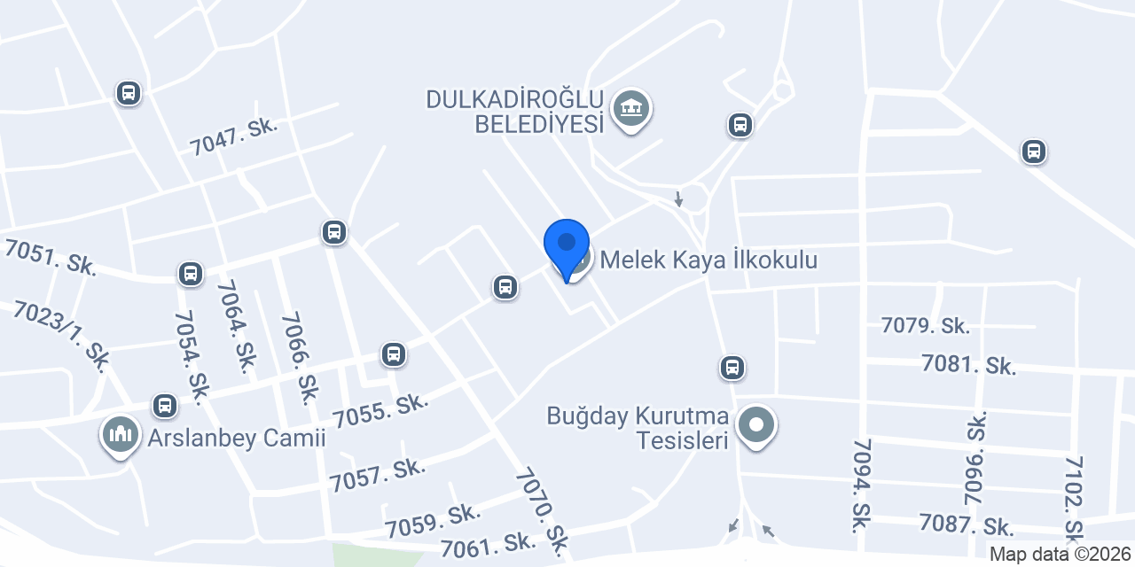 Melek Kaya İlkokulu konumu