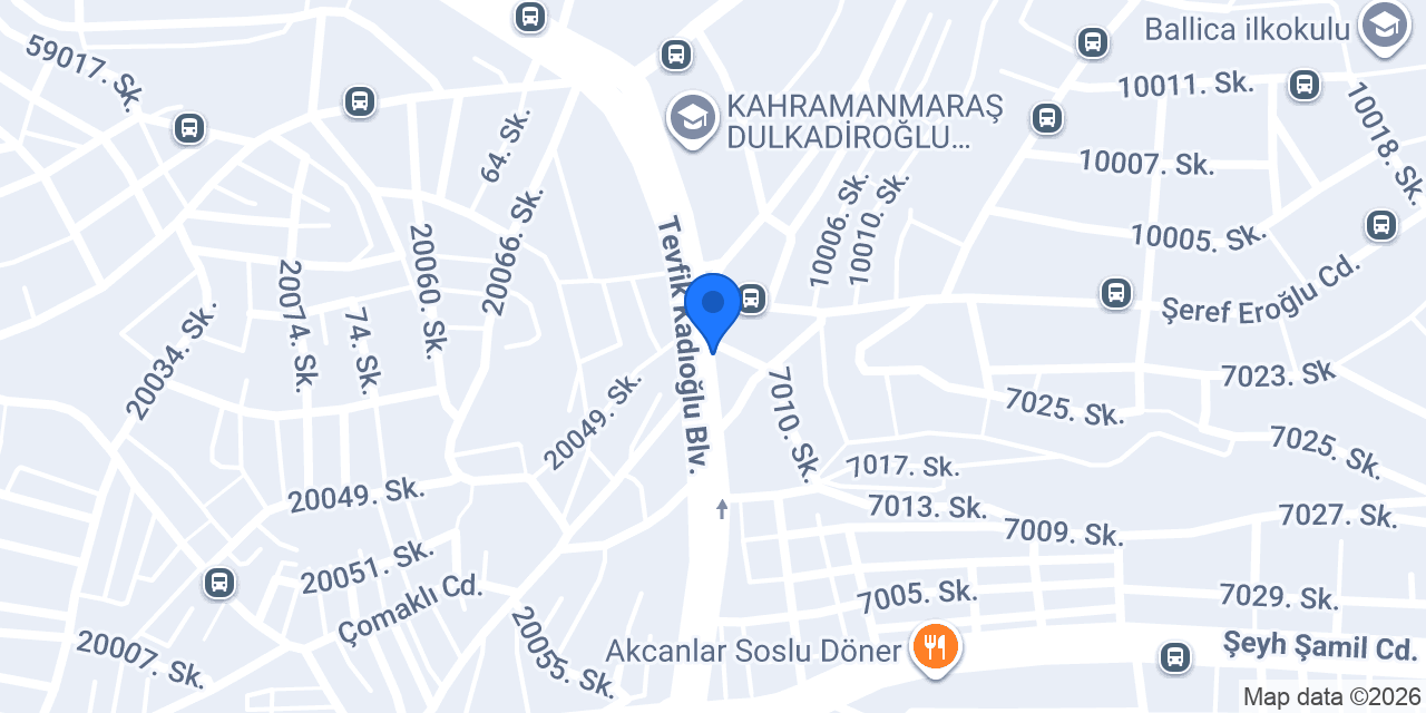 Kadiroğlu Pide ve Lahmacun Fırınï konumu