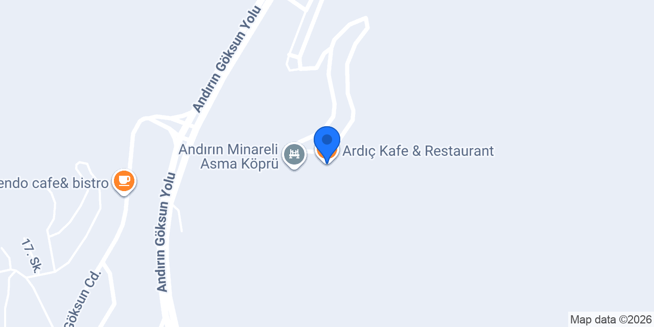 Ardıç Kafe & Restaurant konumu