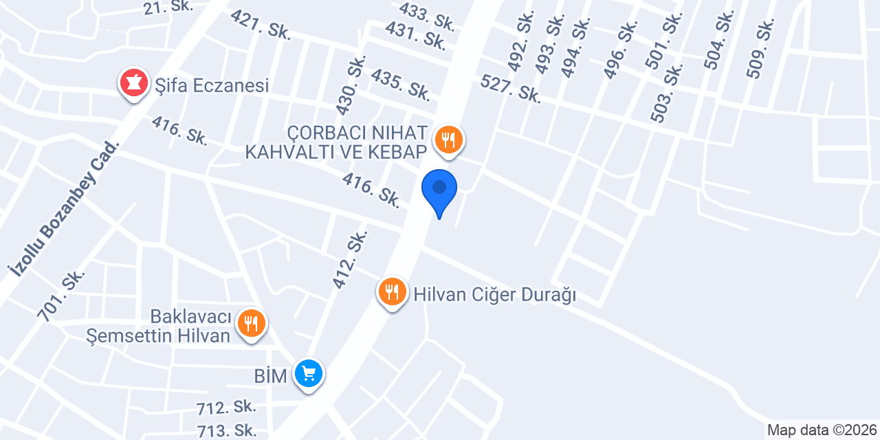 Özel Şahinbey Sürücü Kursu konumu