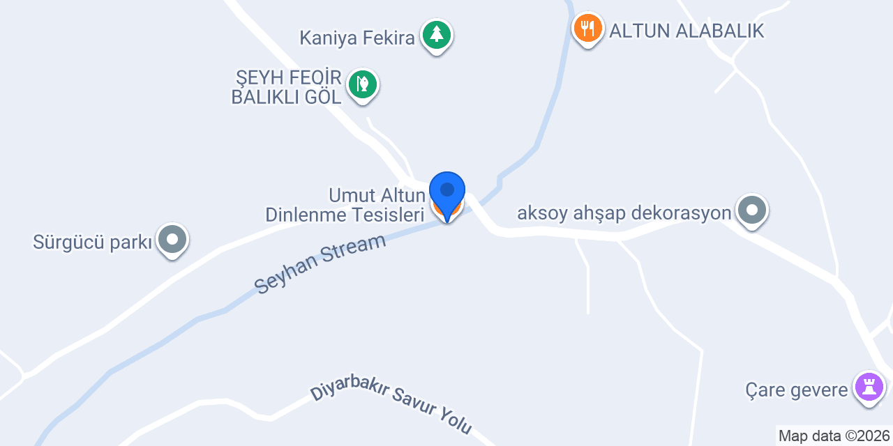 Umut Altun Dinlenme Tesisleri konumu