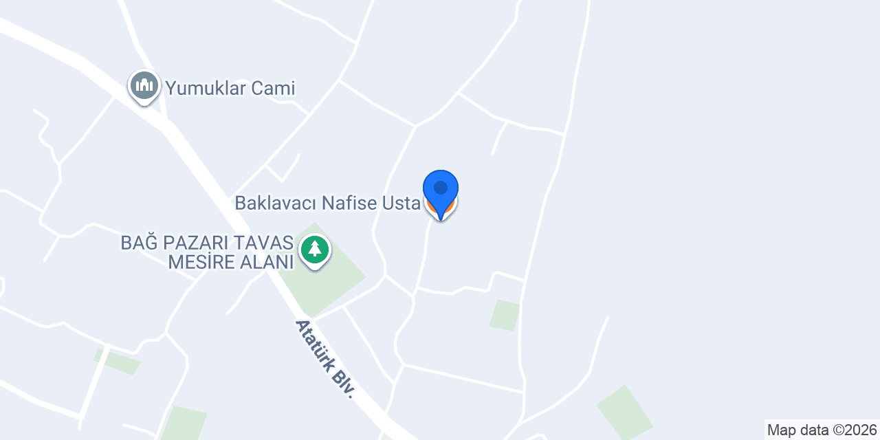 Baklavacı Nafise Usta konumu