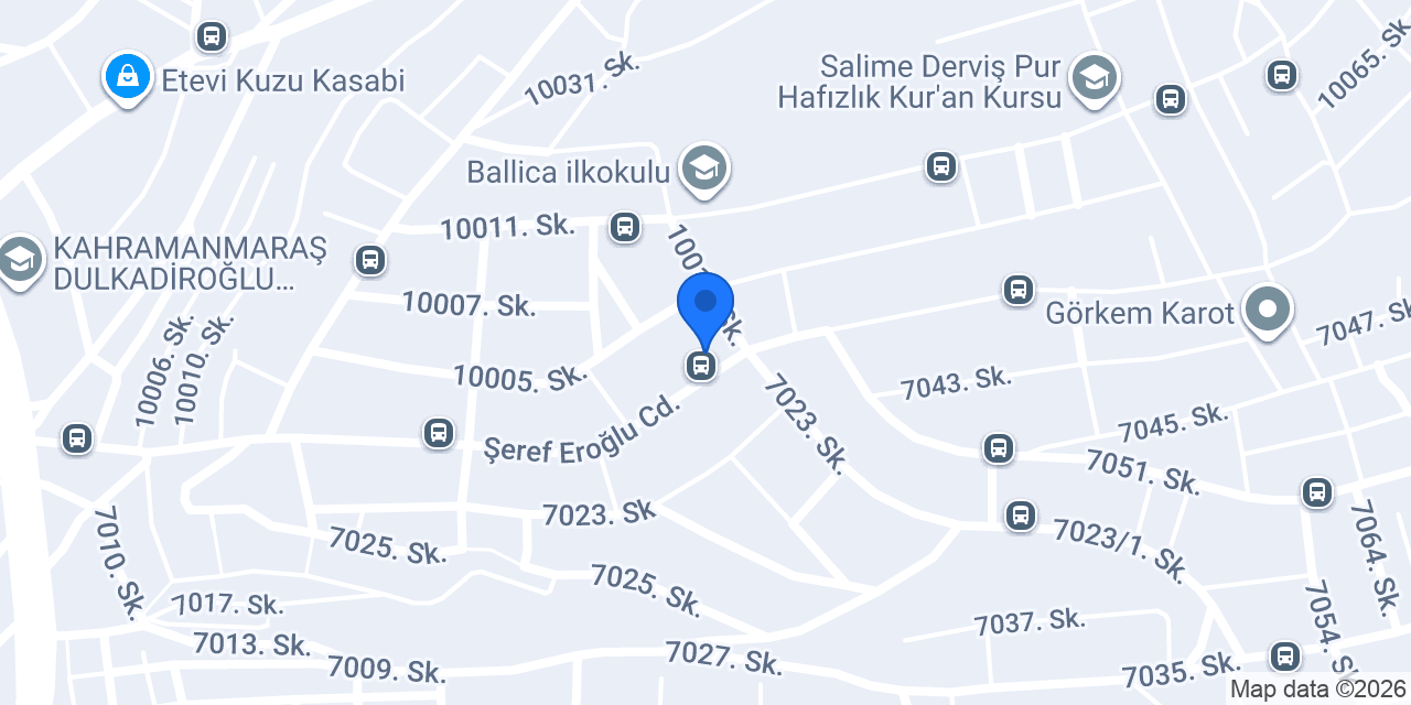 Gülçin Market 3 konumu