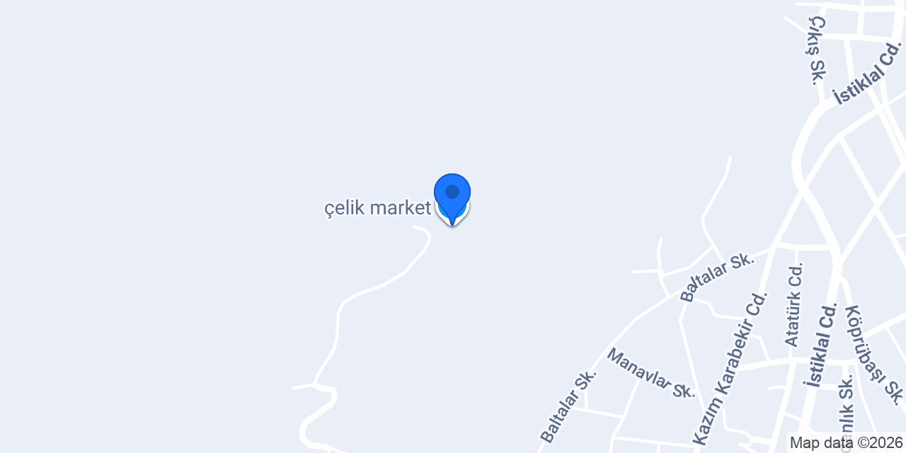 çelik market konumu