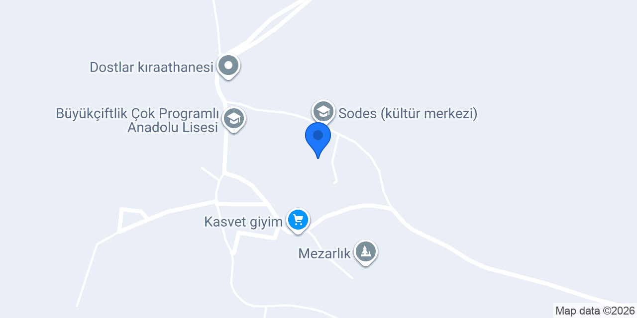 Ptt-büyükçiftlik Şubesi konumu