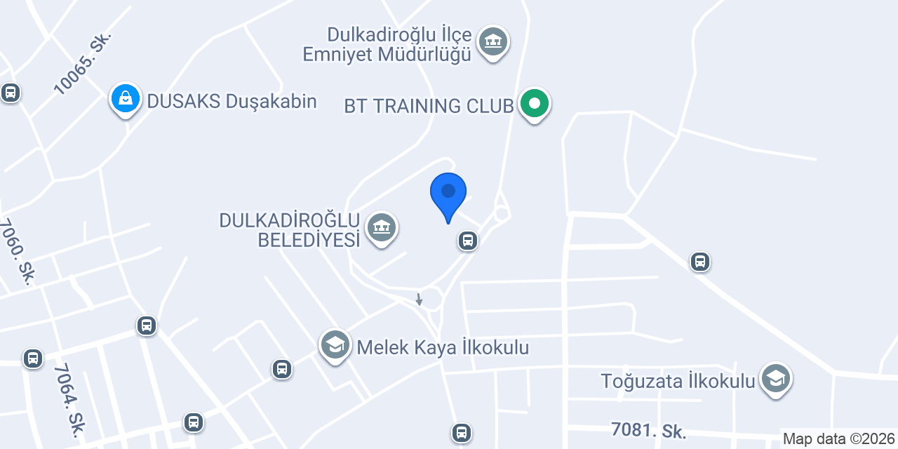 DULKADİROĞLU İLÇE NÜFUS MÜDÜRLÜĞÜ konumu