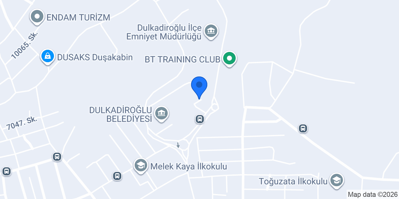 Dulkadiroğlu İlçe Milli Eğitim Müdürlüğü konumu