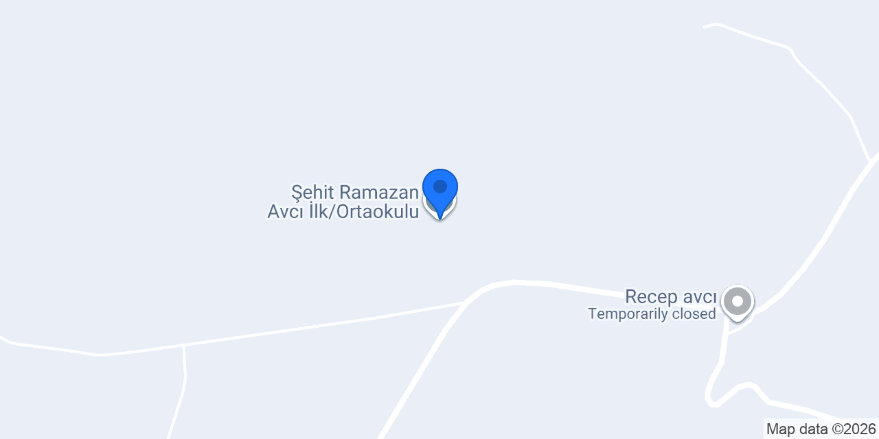 Şehit Ramazan Avcı İlk/Ortaokulu konumu