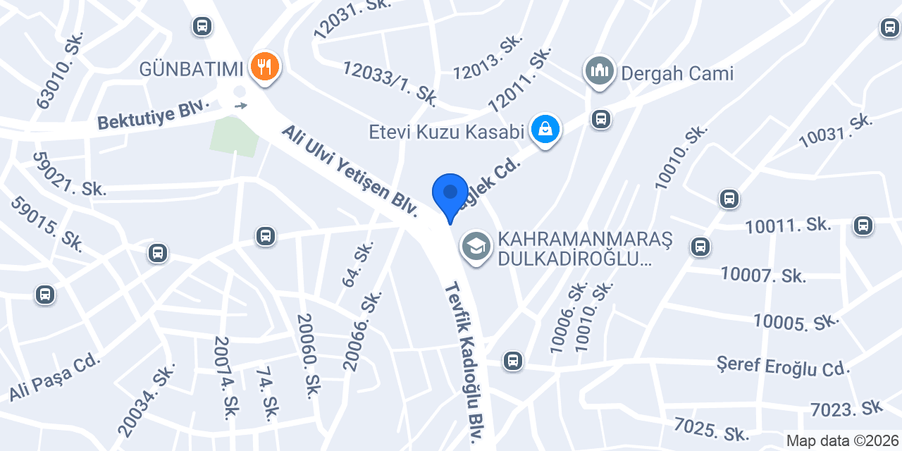 Üçel Fidancılık konumu