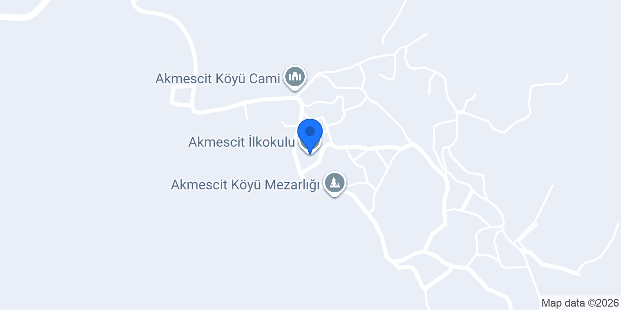 Akmescit İlkokulu konumu