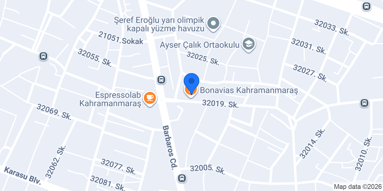 Bonavias Kahramanmaraş konumu