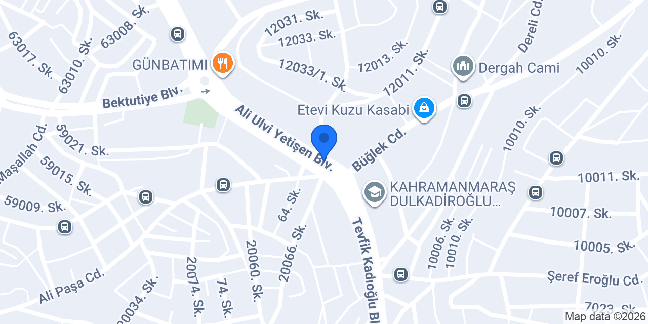 Dulkadiroğlu HEM e-Sınav Merkezi konumu