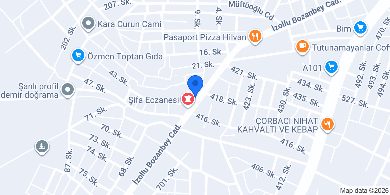 Yurday Şans Oyunları konumu