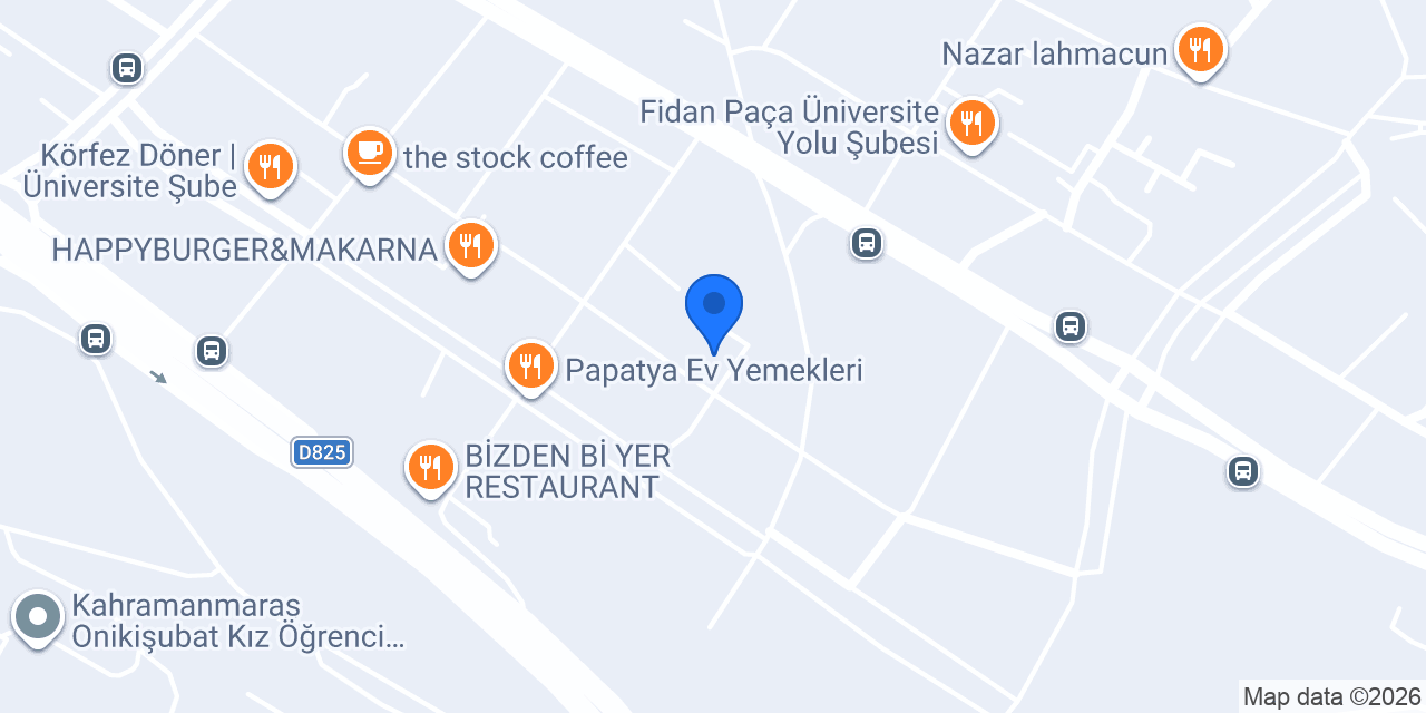 Gamze Cafe konumu