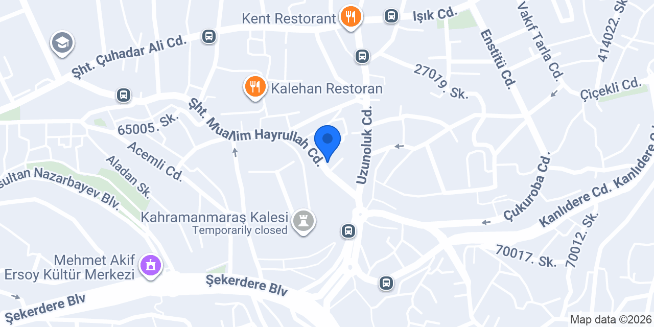 Nur çiçek evi konumu