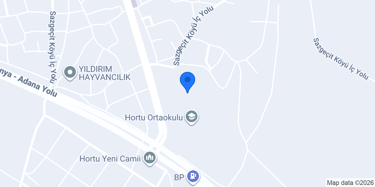 Konya Erğ.sazgeçit İlkokulu konumu