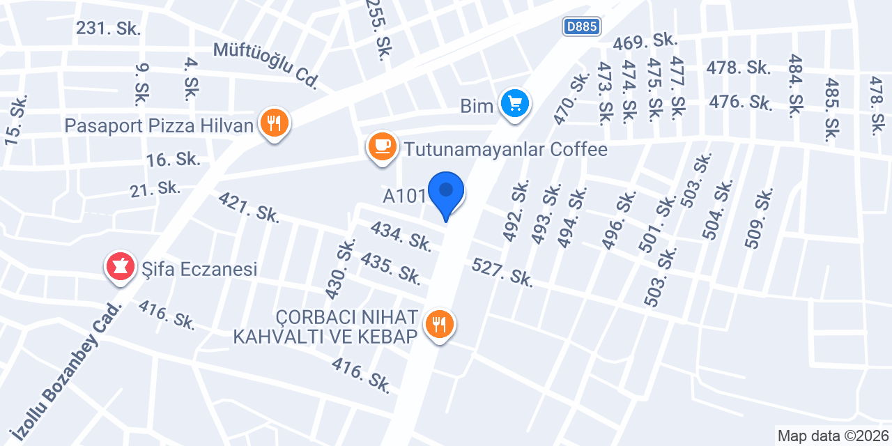 Yılmaz Ticaret konumu