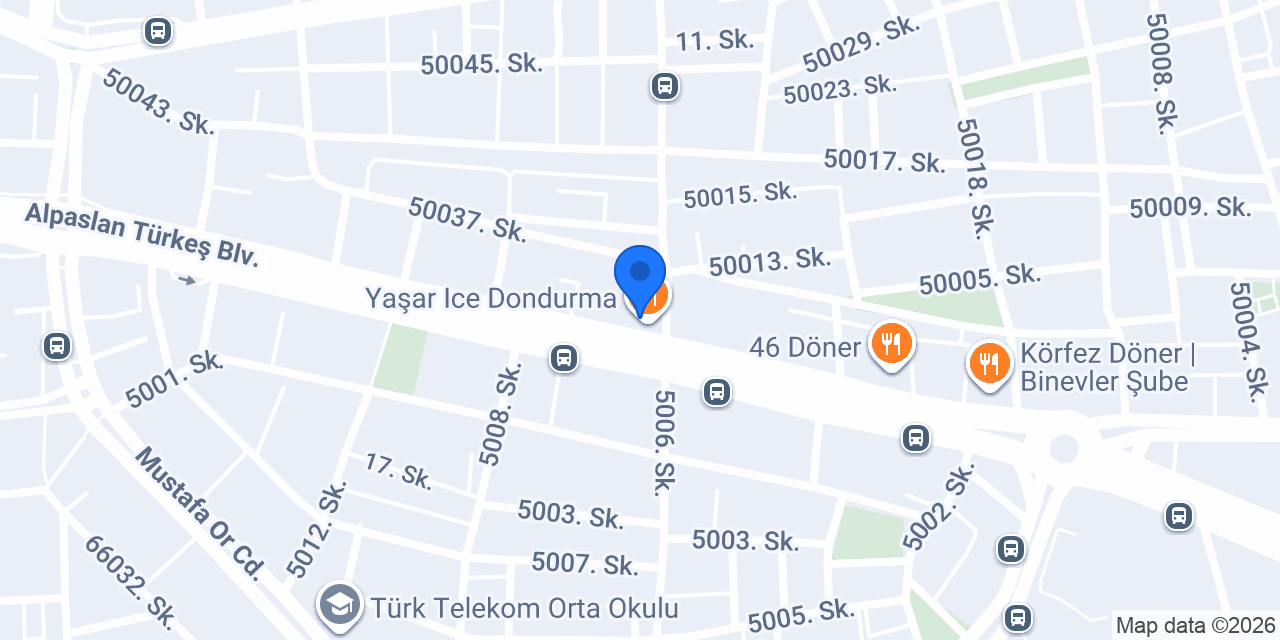 Afra Lina Tasarım konumu